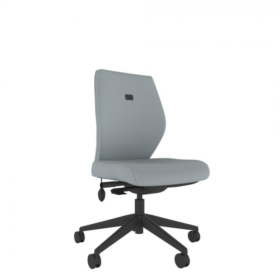 Upholstered Medium Back Ergonomic Chair